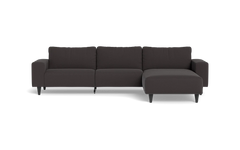 Solution 2701 sofa med chaiselong - Bloq stof - Antracite - Højrevendt