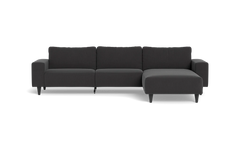 Solution 2701 sofa med chaiselong - Lido stof - Antracit - Højrevendt