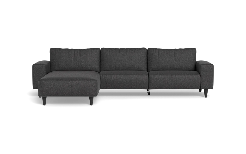 Solution 2701 sofa med chaiselong - Oakland stof - Anthracite - Venstrevendt