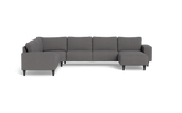 Solution 2701 hjørnesofa med chaiselong - Brego stof - Anthracite - Venstrevendt