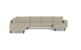 Solution 2701 hjørnesofa med chaiselong - City stof - Beige - Venstrevendt