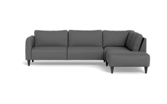 Solution 2701 sofa med open end - Idaho stof - Antracite - Højrevendt