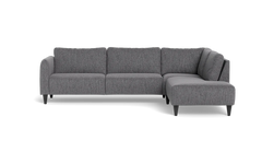 Solution 2701 sofa med open end - Fusion stof - Antracite - Højrevendt
