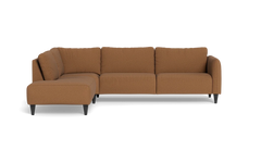 Solution 2701 sofa med open end - New Ocean stof - Brown - Venstrevendt
