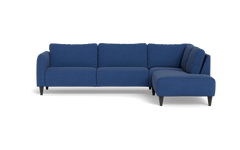Solution 2701 sofa med open end - Lido stof - Blue - Højrevendt