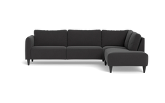Solution 2701 sofa med open end - Lido stof - Antracit - Højrevendt