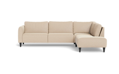 Solution 2701 sofa med open end - Bloq stof - Beige - Højrevendt