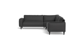 Solution 2701 hjørnesofa - brede armlæn 28 cm - Oakland stof - Anthracite