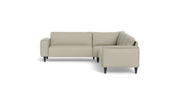 Solution 2701 hjørnesofa - brede armlæn 28 cm - Idaho stof - Beige