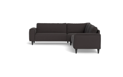 Solution 2701 hjørnesofa - brede armlæn 28 cm - Bloq stof - Antracite
