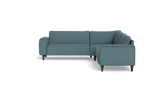 Solution 2701 hjørnesofa - brede armlæn 28 cm - Montana stof - Blue
