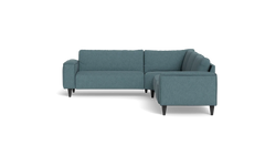 Solution 2701 hjørnesofa - brede armlæn 28 cm - Montana stof - Blue