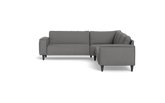 Solution 2701 hjørnesofa - brede armlæn 28 cm - Rebel stof - Anthracite