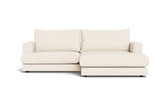 Cozy sofa med XL chaiselong - Positano stof - 02 råhvid, Højrevendt