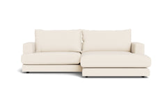 Cozy sofa med XL chaiselong - Positano stof - 02 råhvid, Højrevendt