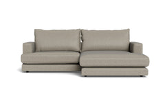 Cozy sofa med XL chaiselong - Positano stof - 87 grå, Højrevendt