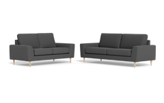 Symfoni 2018 3+2 pers. sofa - New Ocean stof - Graphite