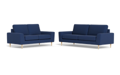 Symfoni 2018 3+2 pers. sofa - New Ocean stof - Dark blue