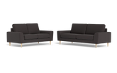 Symfoni 2018 3+2 pers. sofa - Bloq stof - Antracite