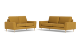 Symfoni 2018 3+2 pers. sofa - New Ocean stof - Curry