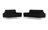 Symfoni 2018 3+2 pers. sofa - Vila stof - Black