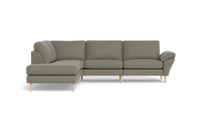 Symfoni 2018 sofa med open end - med armlæn - Oakland stof - Beige - Venstrevendt