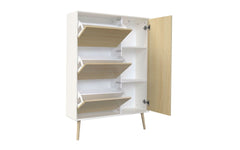 Alba skoskab med 1 låge og 3 skuffer