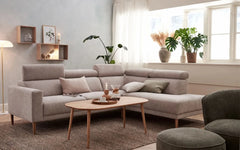 Michigan sofa med open end