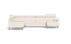 Michigan hjørnesofa med chaiselong - Armpude - Positano stof - 02 råhvid - Venstrevendt