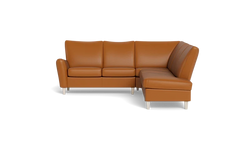 Fia sofa med open end - Classic læder