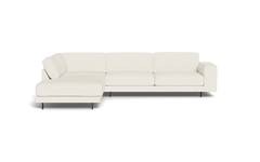 Samba Day sofa med open end med Rio arm - Makalu stof - ivory