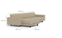 Samba Day sofa med chaiselong