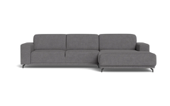 Ohio sofa med chaiselong - Alpha Antracit