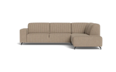 Ohio sofa med open end - Alpha Brown