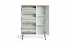 Hub skoskab 1655 med dør