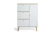 Hub skoskab 1655 med dør