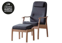 Farstrup Applaus Lænestol & fodskammel