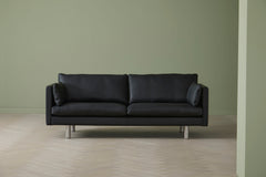 Nielaus Handy 3 pers. sofa A2 Edition – sort læder – billede 1