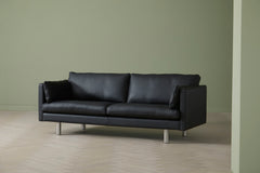 Nielaus Handy 3 pers. sofa A2 Edition – sort læder – billede 2