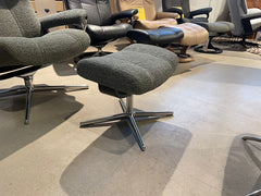 Stressless Wing lænestol og skammel - Udstillingsmodel