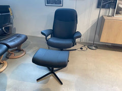 Stressless Garda stol & skammel - Udstillingsmodel