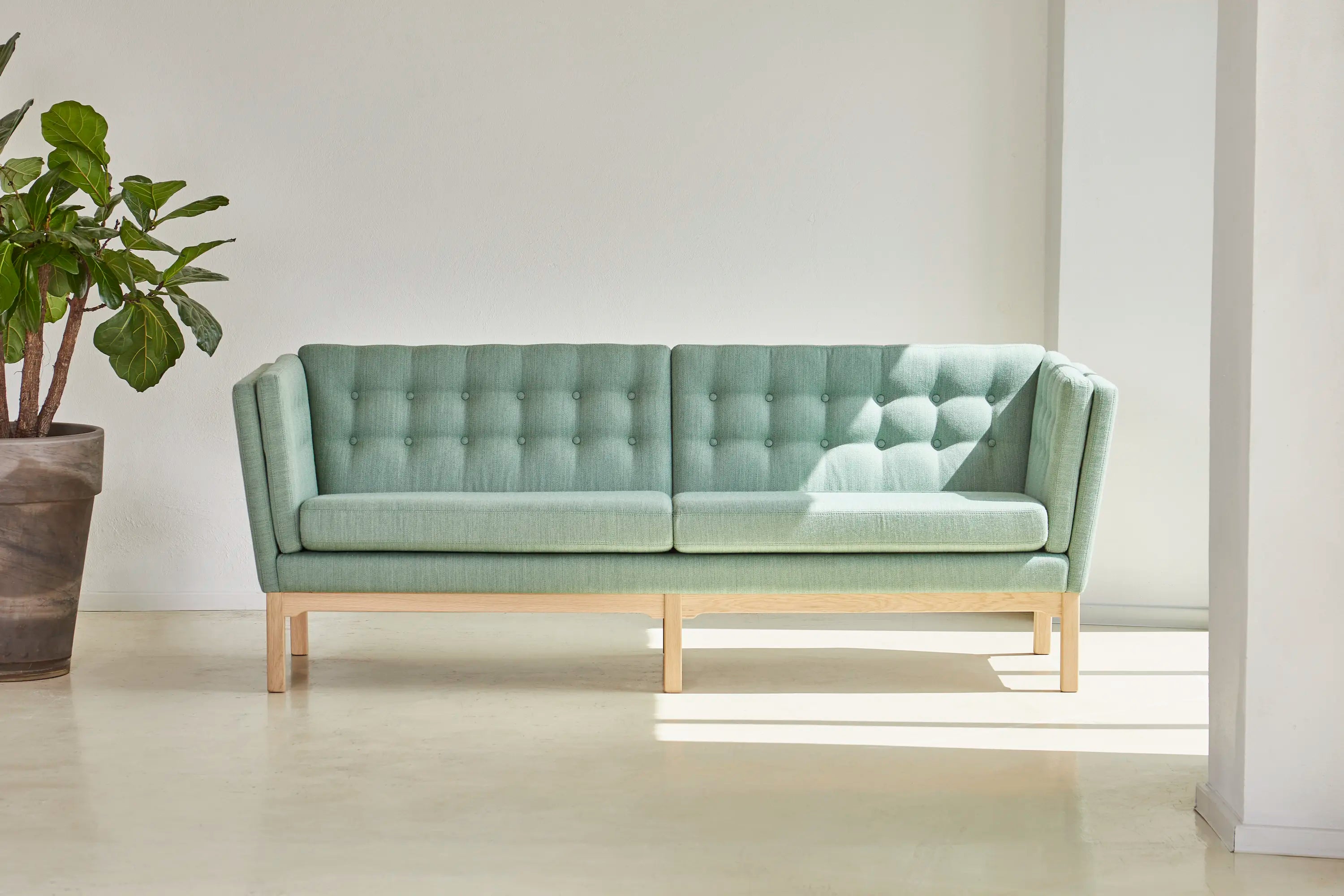 Nielaus AH 70 3 pers. sofa – Mood lys grøn – billede 1