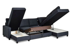 Als U-sovesofa med chaiselong