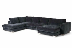 Halifax hjørnesofa med chaiselong & open-end