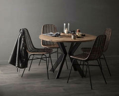 Orion spisebord Ø120 - Eg