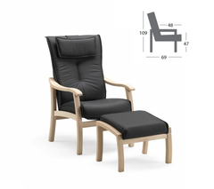 Skagen lænestol & skammel