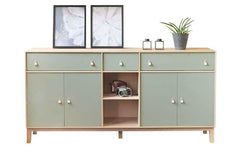 Square skænk i massiv eg hvidolie