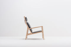 Gazzda Dedo loungestol - Sort læder