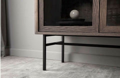 Velvet Kristensen & Kristensen vitrineskab -Ask