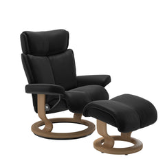 Stressless® Magic Classic lænestol & skammel – Paloma læder – billede 4